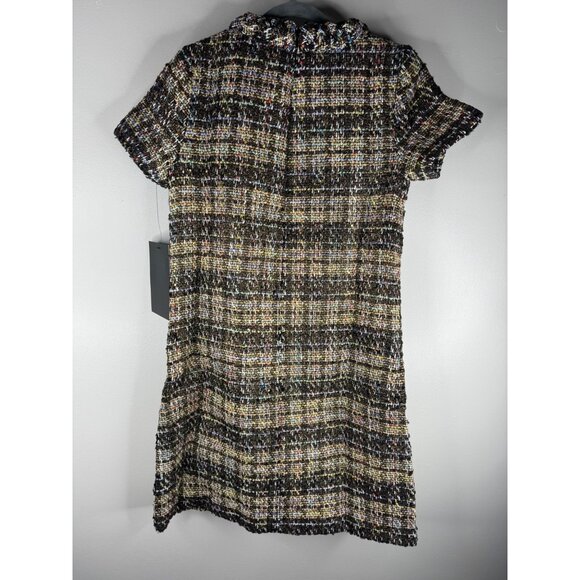 NWT Tuckernuck Multicolor Shimmer Tweed Jackie O Dress Size XXS Multi Metallic - Picture 3 of 7